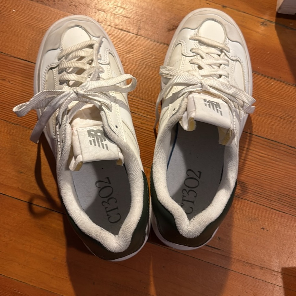 New Balance Cream and White Athletic Shoes - Picture 7 of 8